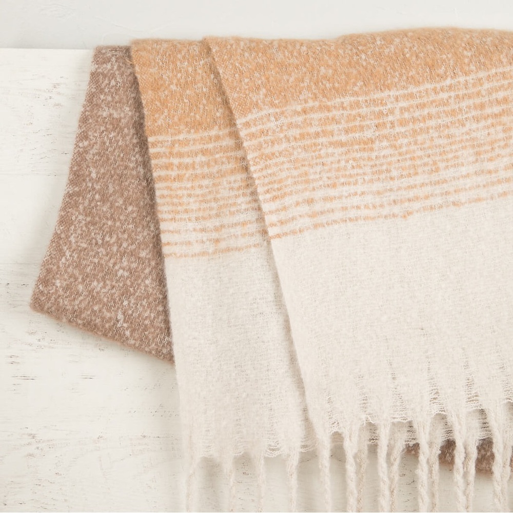 Mer|Sea Ombre Blanket Scarf